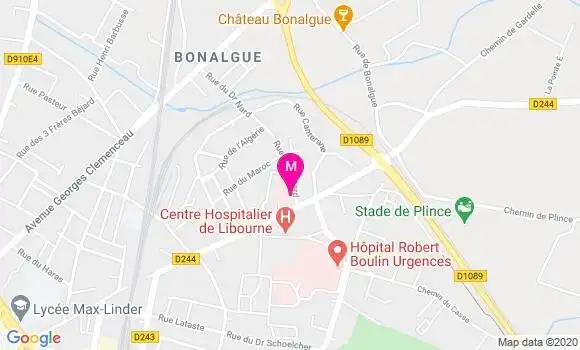 Localisation Dr Anne Charlotte Leclercq Dufresne
