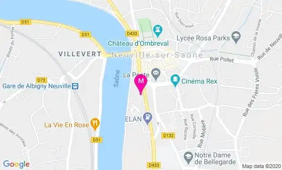 Localisation Dr Anne Laure Baggio Guibal