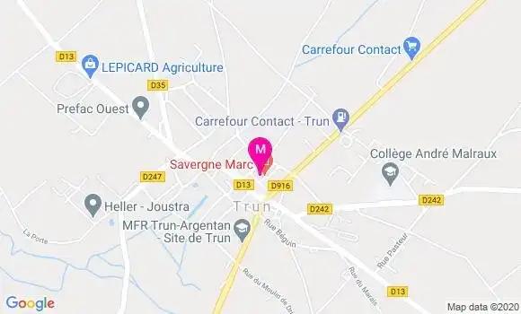 Localisation Dr Marc Savergne