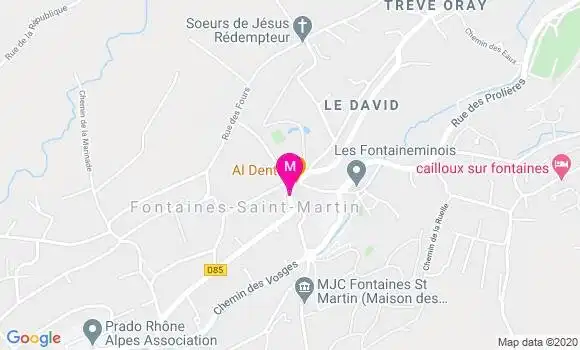 Localisation Dr Eric Thévenard
