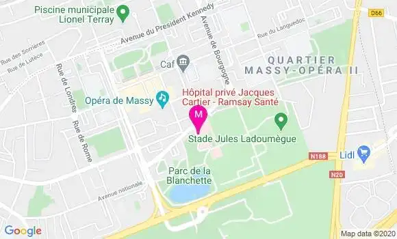 Localisation Dr Sylvain Gauffre