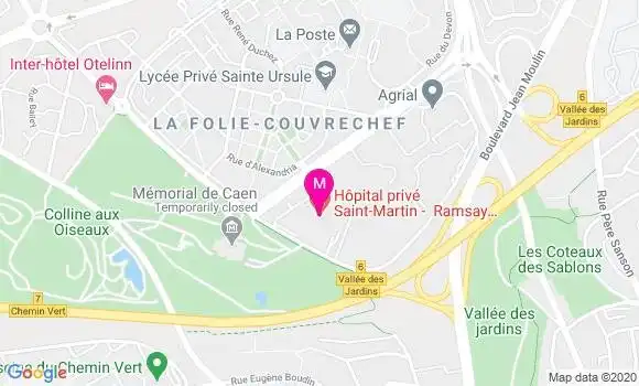 Localisation Dr Frank Piard