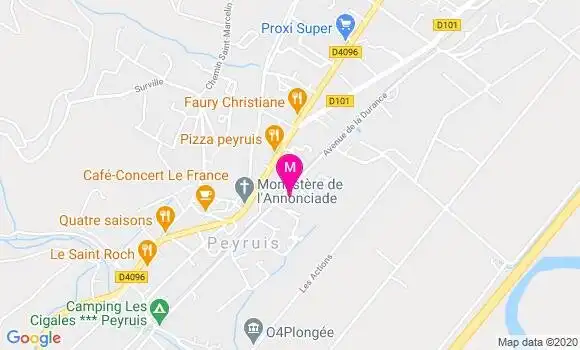 Localisation Dr Bernard Jourdan