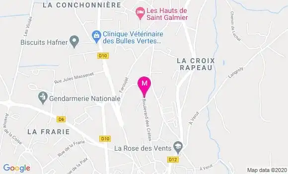 Localisation Dr Philippe Terracol