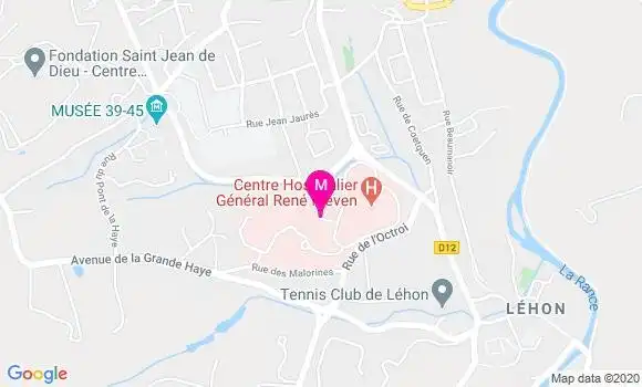 Localisation Dr Bénédicte Bompais