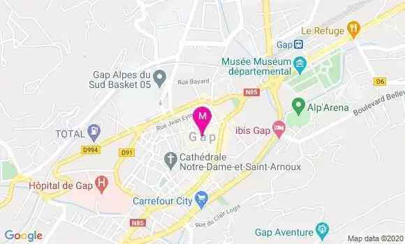 Localisation Dr Yannick Dananchet