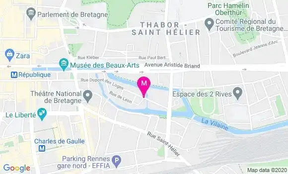 Localisation Dr Virginie Sirop