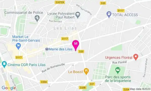 Localisation Dr Eric Fanthomme