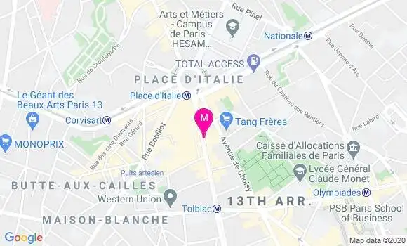 Localisation Dr Dominique Heritier Grenier