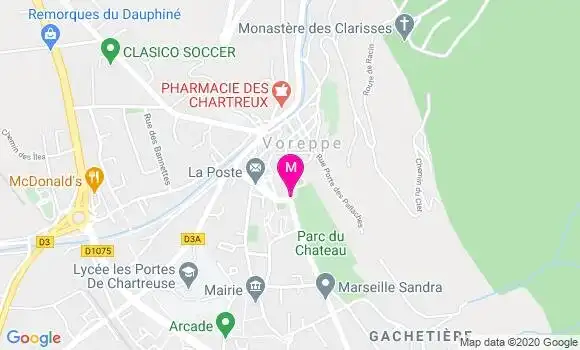 Localisation Dr Philippe Bouvat