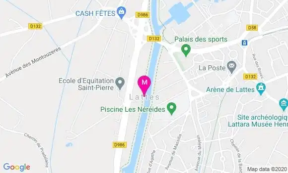 Localisation Dr Pacome Saulnier