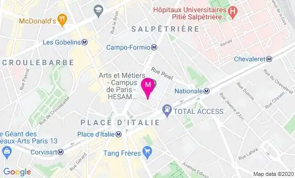 Localisation Dr Michel Dib