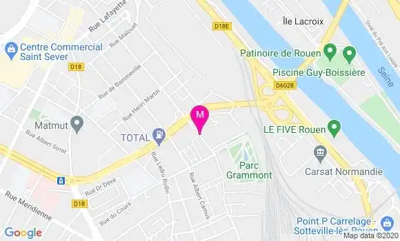 Localisation Dr Caroline Blondel Meunier