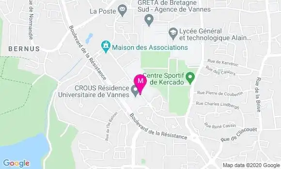 Localisation Dr Michel Tregaro