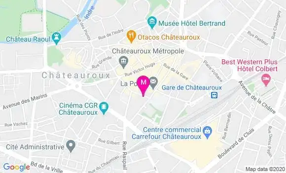 Localisation Dr Jean Cotineau