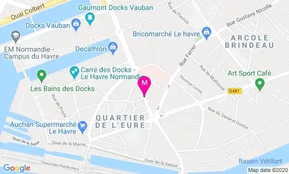 Localisation Dr Paul Perrotte