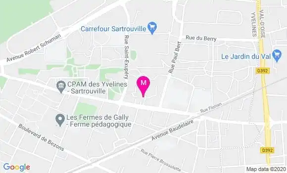 Localisation Dr Catherine Fauck