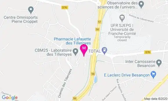 Localisation Dr Anne Cuche