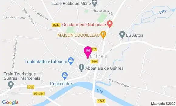 Localisation Dr Richard Castet