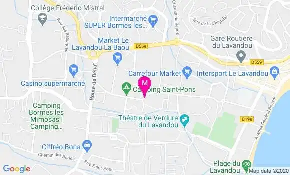 Localisation Dr Patrick Borderon