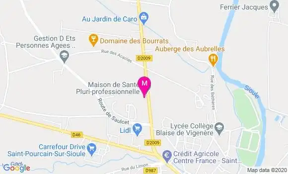 Localisation Dr Bruno Bouvier