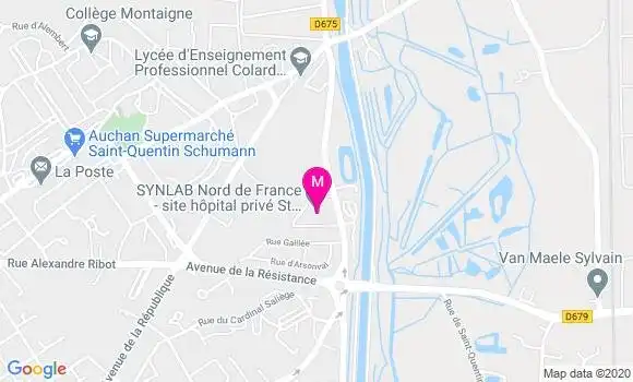 Localisation Dr Fabrice Lenglet