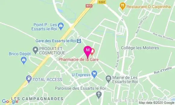 Localisation Dr Alain Du Bouetiez de Kerorguen