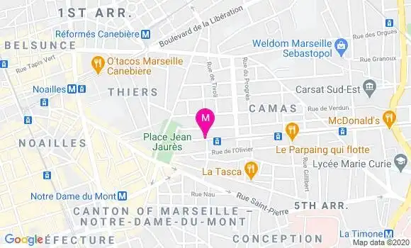 Localisation Dr Emmanuel Prou
