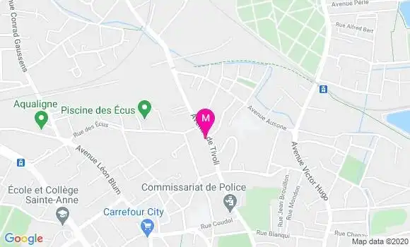 Localisation Dr Daniel Cavasino