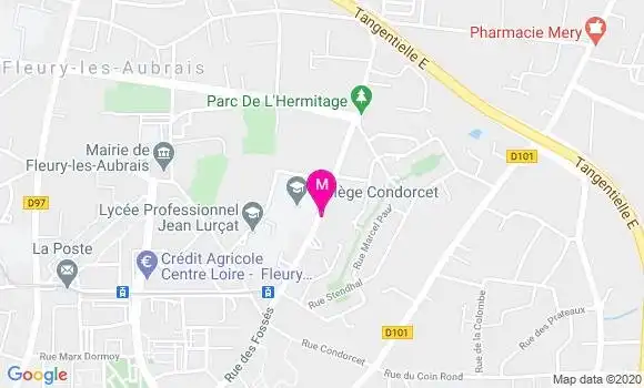 Localisation Dr Nicole Levret Fraillon