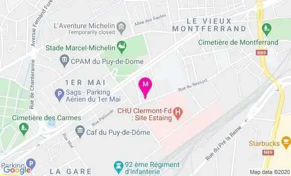 Localisation Dr Isabelle Blanchet