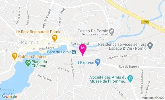 Localisation Dr Gérard Mandine