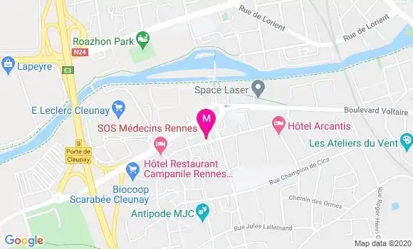 Localisation Dr Remi Dehaye