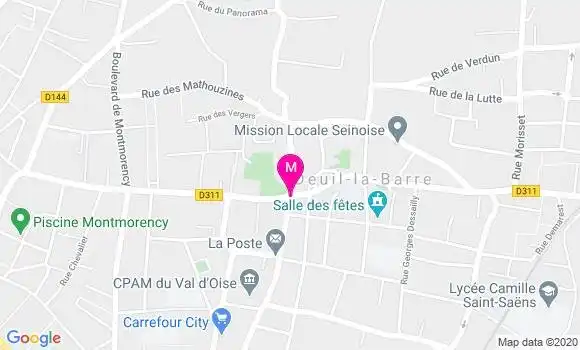 Localisation Dr Thierry Auchet