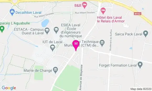 Localisation Dr Eric Favory