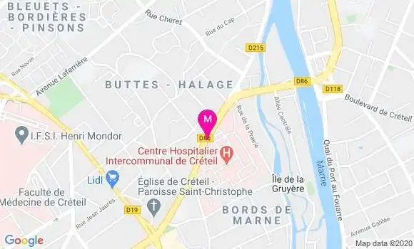 Localisation Dr Patrick Verstichel