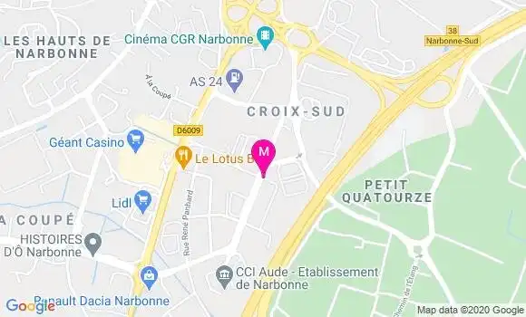Localisation Dr Frédéric Peltier