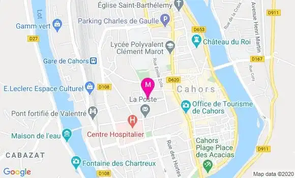 Localisation Dr Sylvie Lefranc Gleyze