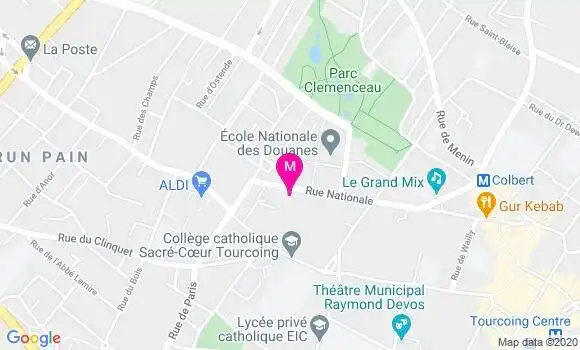 Localisation Dr Fabienne Devroede