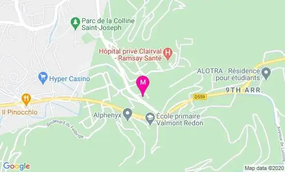 Localisation Dr Vincent Pelet