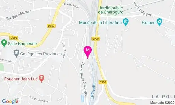 Localisation Dr Pierre Eric Le Biez