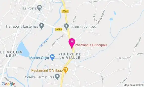 Localisation Dr Martial Deliat