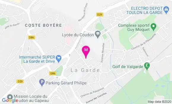 Localisation Dr Claude Le Pennetier