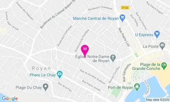 Localisation Dr Isabelle Aubert