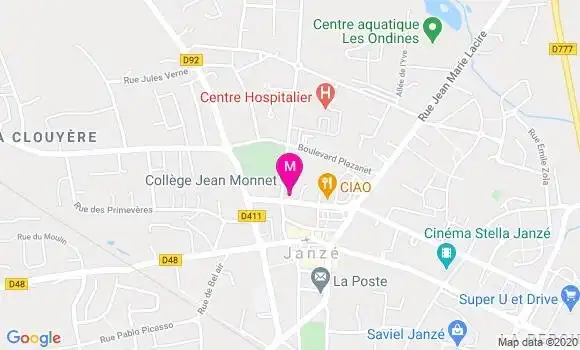 Localisation Dr Bruno Rioux