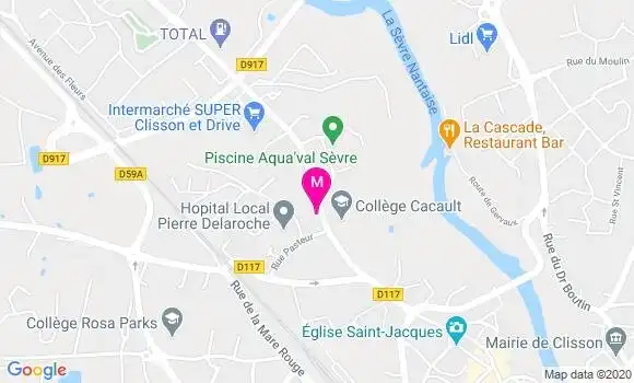 Localisation Dr Bénédicte Vincent