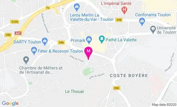 Localisation Dr Patrick Marchal