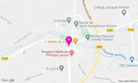 Localisation Dr Michel Franck