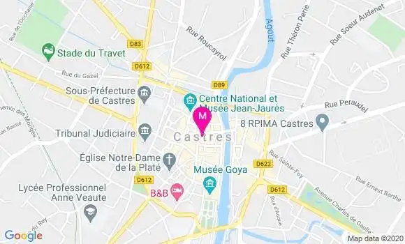 Localisation Dr Christophe Bataille