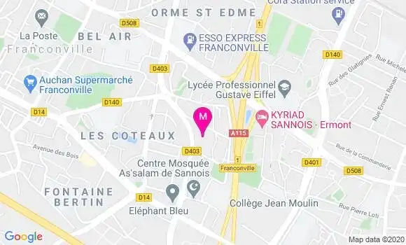 Localisation Dr Fabien Lenoir